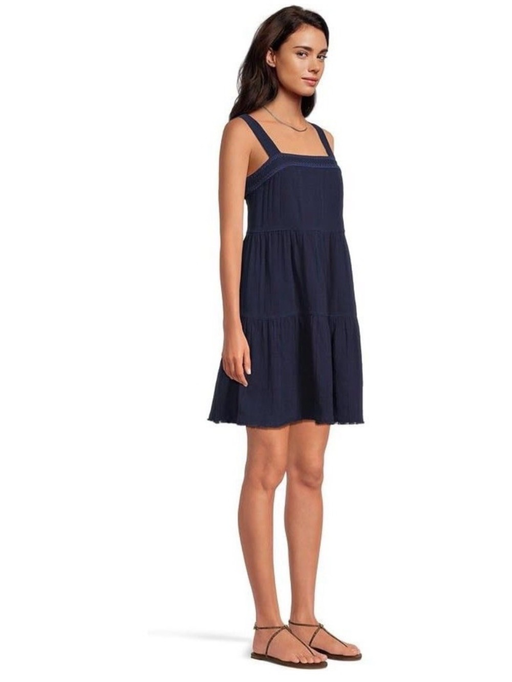 TOMMY BAHAMA Mykonos Textured Navy
Cotton Sundress
